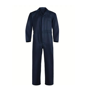 Combinaison de sécurité ignifuge pour hommes |   Uniforme de travail à manches longues orange |   Polyester et coton personnalisables - Product Image 1