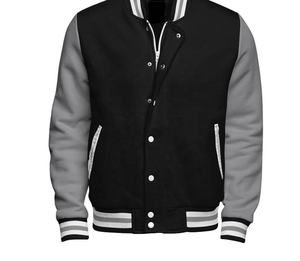 Vestes universitaires personnalisées de haute qualité pour hommes hiver couleur unie à capuche Bomber support poche broderie plaine Design décoration - Product Image 6