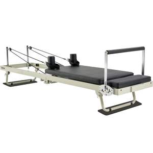 Machine de Pilates pliable avec ensemble de cordes à ressort à double résistance pour les utilisateurs avancés et les débutants, 400 LBS, salle de sport à domicile, entraînement en studio - Product Image 1