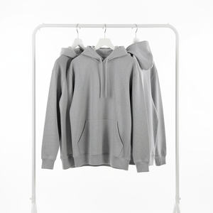 Sudadera Personalizada con Cuello Redondo, 100% Algodón, Sudadera Oversize con Cuello Redondo, Diseño Liso, Sudadera Blanca Estilo Urbano, Talla Grande - Product Image 5