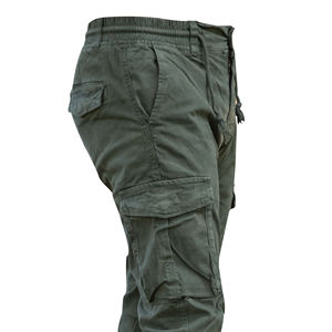 Pantalon cargo décontracté pour homme, coupe ample, construction durable, design multi-poches, streetwear décontracté, pantalon pour tous les jours - Product Image 5