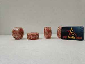 Best Selling Modern Eco-Friendly Durable Napkin Rings Natural Stone Terrazzo Embedded <b>Epoxy</b> Resin Back School <b>Table</b> Napkin Ring - Product Image 6