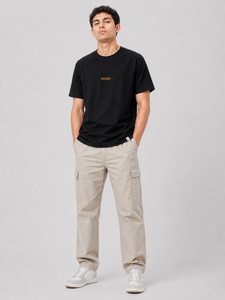 เสื้อยืดโอเวอร์ไซส์พรีเมียม 290 GSM ผ้าคอตตอนผสมเนื้อหนา พิมพ์ลายด้านหน้าและด้านหลัง สตรีทแวร์ ยูนิเซ็กส์ รับผลิตแบบ OEM ODM พร้อมส่ง - Product Image 2