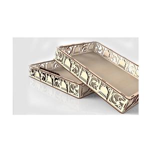 Plateau de service en bois Ramadan Mubarak pour pâtisseries de l'Aïd |   Décoration de la maison pour le Ramadan - Product Image 6