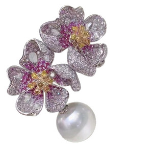 Classic Versatile 9-10mm Natural Freshwater Platinum Grey S925 Silver High Heels Ear Hook with Gift Box <b>Pearls</b> <b>Earrings</b> - Product Image 5