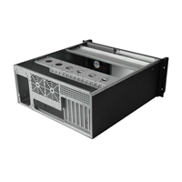 MT-4U-K445C-19 4U 19 Inch Industrial Rackmount Chassis dengan Panel Depan untuk Layar, untuk Server & Sistem Otomasi