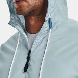 Chaqueta Cortavientos Ligera Impermeable Personalizada para Hombre, con Bloques de Color, Capucha, para Deportes al Aire Libre, Casual, Resistente al Viento, para Correr - Product Image 3