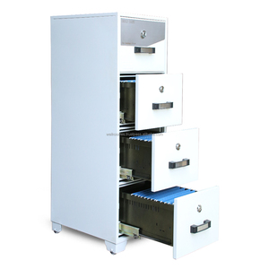 Fireproof Filing Cabinets WELKO FRC3 KEY White - Product Image 2