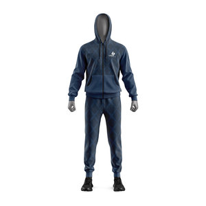 Survêtements personnalisés imprimés pour hommes, respirants, grandes tailles, coupe classique, à capuche, pour le printemps, écologiques, légers, sans coutures - Product Image 5
