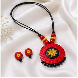 Conjunto de Collar con Colgante de Coco Redondo, Estilo Rasta Rastafari, Joyería Artística Unisex - Product Image 3
