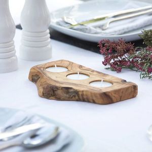 Portavelas de Resina y Madera Hecho a Mano para Velas de Té, Decoración de Hogar de Lujo, Soporte de Velas de Resina y Madera, Lámpara de Té Creativa de Madera y Epoxi - Product Image 2