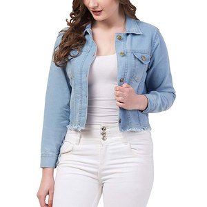 Pakistan Manufacturer Jeans Jackets for Women Durable <b>Material</b> Oem Service <b>Denim</b> Jackets for Women - Product Image 1