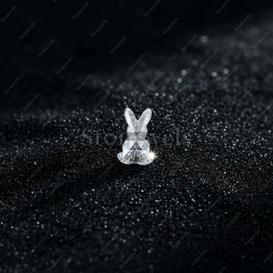 Diamant synthétique de qualité supérieure en forme de lapin, DEF VVS VS1, certifié IGI, diamant de laboratoire HPHT CVD, fournisseur en gros - Product Image 3
