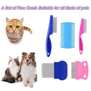 Peine Autolimpiante para Mascotas, Doble Cara, para Desenredar y Eliminar el Subpelo - Product Image 6