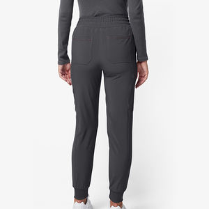 Vente en gros OEM Personnalisé Tissu Oxford Respirant Confortable Poids Lourd Multi-Poches Taille Élastique Coupe Ajustée Usage Hospitalier Femme - Product Image 4