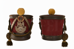 Vintage Decorative Drum Style <b>Hat</b> with Feather Pom Pom Classic Ceremonial Cap for Costume Performance Custom Made Peak Caps - Product Image 5