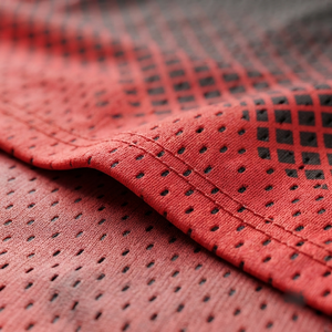 Maillot de basket-ball personnalisé sublimé pour votre équipe, rouge et noir, en mesh, sans manches, unisexe, pour adulte, coupe classique. - Product Image 6