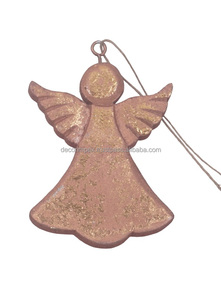 Adorno colgante de hierro con aspecto de cuervo, adornos decorativos colgantes de Metal con regalos de vacaciones de Navidad, compra decoración India Impex - Product Image 4