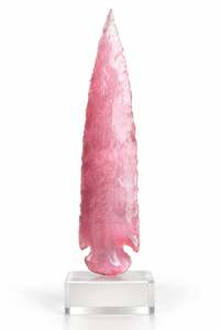 Vente en gros de pointes de flèche en fibre optique rose, artisanales, lumineuses, décoratives - Product Image 4