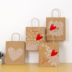 Bolsas de Regalo de Papel Kraft con Diseño Personalizado y Asas Retorcidas, Reciclables, Estilo Clásico para Regalos y Manualidades - Product Image 4