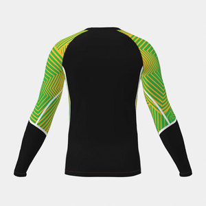 Quick Dry Breathable UV Protection Men's Athletic Rash Guard <b>Long</b> <b>Sleeve</b> <b>Base</b> <b>Layer</b> Shirt for Water Sports Fitness Gym Training - Product Image 2