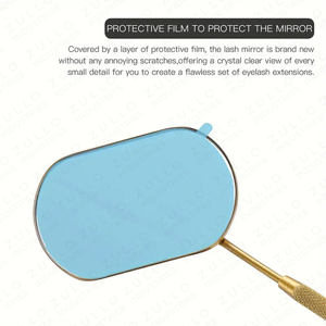 3PCS Stainless Steel Eyelash Tweezers Set with Mirror for Classic Volume <b>Lash</b> Extensions Precision Beauty Tool <b>Kit</b> - Product Image 6