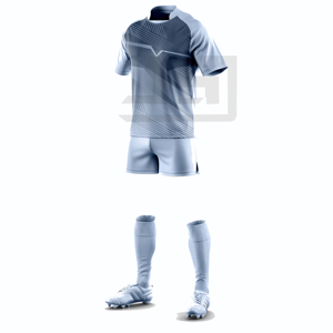 Maillot et short de rugby personnalisés avec impression numérique premium et broderie 3D, nom d'équipe sur mesure, 100 % polyester, coupe-vent et écologique - Product Image 4