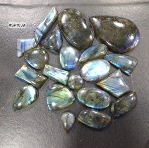 Lot de pierres précieuses en labradorite multicolore, forme et taille libres, 2956,24 carats, pierres naturelles à changement de couleur arc-en-ciel pour la fabrication de bijoux - Product Image 4