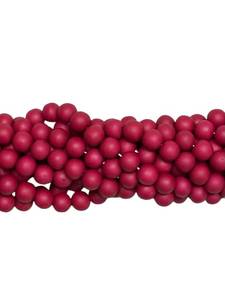 Cuentas Redondas de Resina Mate de 14 mm al por Mayor |   Cadena de Acrílico Esmerilado para la Fabricación de Joyas - Product Image 1