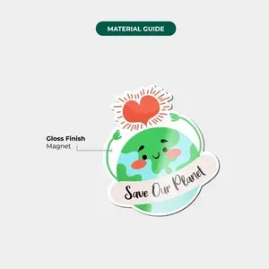 Imanes de Refrigerador Promocionales Personalizados con Forma, Reutilizables, Flexibles, Magnéticos, con Logotipo Impreso y Autoadhesivos - Product Image 2