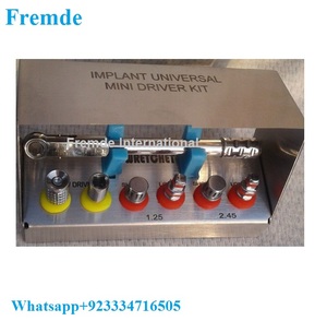 Kit de Destornilladores Manuales Universales para Implantes, Juego de Instrumentos Quirúrgicos Dentales, Llave de Trinquete, Llave Dinamométrica de Acero Inoxidable - Product Image 5