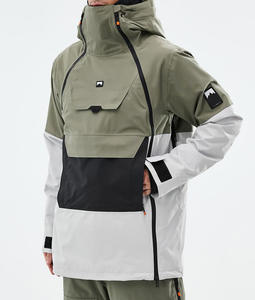 Veste de ski/salopette de ski pour homme 2026, vert/noir, hiver, isolée, chaude, imperméable 20k mm, pour la randonnée et le ski - Product Image 4