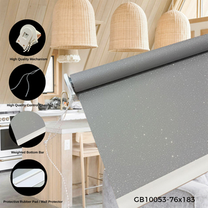 Persianas Enrollables Inalámbricas Minimalistas SoftGrey GB10053 76x183, las Más Vendidas en Malasia, OEM B2B, Protección Solar para Ventanas de Hogar y Oficina - Product Image 1