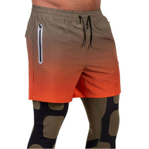 Pantalones Cortos Deportivos Casuales de Verano para Hombre, 100% Algodón, Cintura Alta, Cierre de Cremallera, Cintura Elástica, Largo hasta la Rodilla - Product Image 5