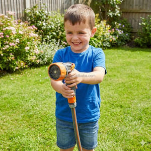 Boquilla de Pistola de Plástico Resistente con Control de Pulgar, 10 Patrones de Rociado Variables, Agarre Suave para Jardín y Lavado de Autos - Product Image 2