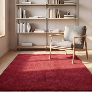 Alfombra Moderna de Lana con Diseño Geométrico Nórdico, Tejida a Mano, de Pelo Medio, Suave y Afelpada, para Sala de Estar y Decoración del Hogar - Product Image 3