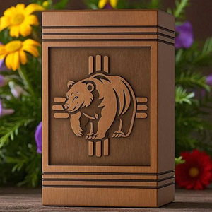 Custom Engraved Wooden Resin Urn Box: Pet/Human <b>Memorial</b> <b>Keepsake</b> urn <b>Memorial</b> <b>Keepsake</b> by AYAANS - Product Image 3