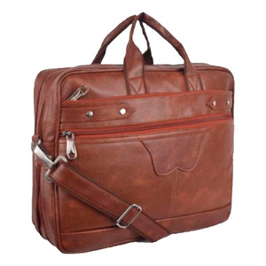 Sac à bandoulière pour ordinateur portable Liviya en cuir, organisateur/planificateur professionnel, imperméable, antivol, multifonctionnel, pour le bureau et les voyages - Product Image 1