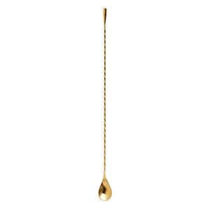 Cuillère à bar en métal pour cocktails, agitateur à long manche, ustensile de mélange de boissons, équipement professionnel pour barman, vente en gros d'articles de bar A - Product Image 6