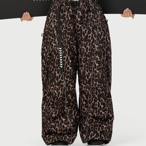 Custom Logo Cargo Baggy Snow Ski Pants Oversized <b>Waterproof</b> Windproof Plus Size Loose Fit High Quality Snowboard Wear For Men - Product Image 4