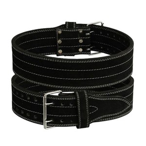 Ceinture de musculation en cuir à double boucle pour soulevé de terre, squat et powerlifting, disponible en 2026 couleurs différentes, idéale pour la salle de sport - Product Image 1