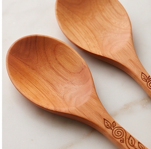 Elegante Juego de Cubiertos de Madera, Diseño Minimalista, Tallado a Mano, Ideal para Servir Té en Restaurantes, Cocina y Uso en Servicios de Catering - Product Image 2