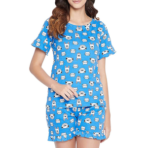 Ensemble deux pièces pour femmes, t-shirt et short, haute qualité, prix bas, tissu doux, ensembles pour femmes, ensemble 2 pièces pour femmes - Product Image 3