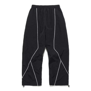 Nouvel ensemble de survêtement streetwear personnalisé pour femme, coupe-vent 2 pièces, léger, oversize, en nylon uni, pour homme - Product Image 4