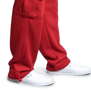 Customized Street <b>Cargo</b> <b>Pants</b> Multi Pocket Utility Workwear Drawstring Closure Trousers Cotton <b>Ripstop</b> OEM Manufacturer - Product Image 5