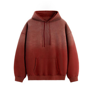 Sudadera con Capucha para Hombre 2026, Personalizada con Logotipo Frontal, 100% Algodón Terry, Diseño con Pedrería, Ecológica, Corte Holgado, Tejido de 330g - Product Image 3