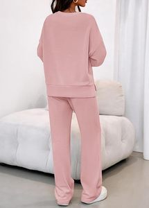 Conjunto de Sudadera con Capucha Oversize y Pantalones de Chándal de Forro Polar Premium para Mujer, Conjunto Deportivo de Sudadera con Capucha y Pantalones de Chándal para Mujer - Product Image 2