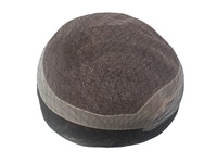 Perruque et postiche pour hommes en cheveux vierges indiens Remy, style Yaki bouclé birman Alibaba, ondulations naturelles, et patch capillaire bangladais