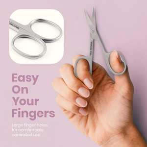 Tijeras de Manicura Curvas de Acero Inoxidable con Mangos de Acero, Servicio OEM ODM, Personalizadas, Nueva Llegada, Precio al por Mayor - Product Image 2