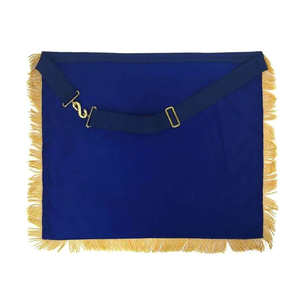 Tablier de franc-maçon avec col |   Fournisseur de Regalia Maçonniques |   Tablier de maçon artisanal - Product Image 5